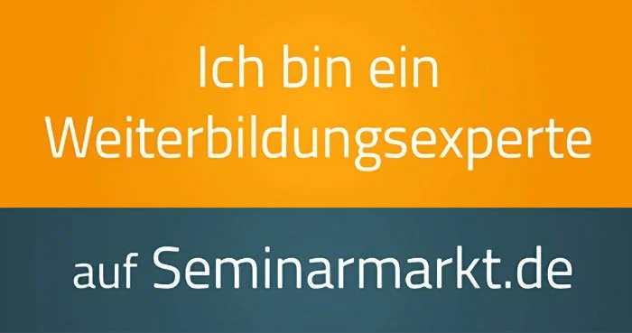 Ich bin ein Weiterbildungsexperte auf Seminarmarkt.de